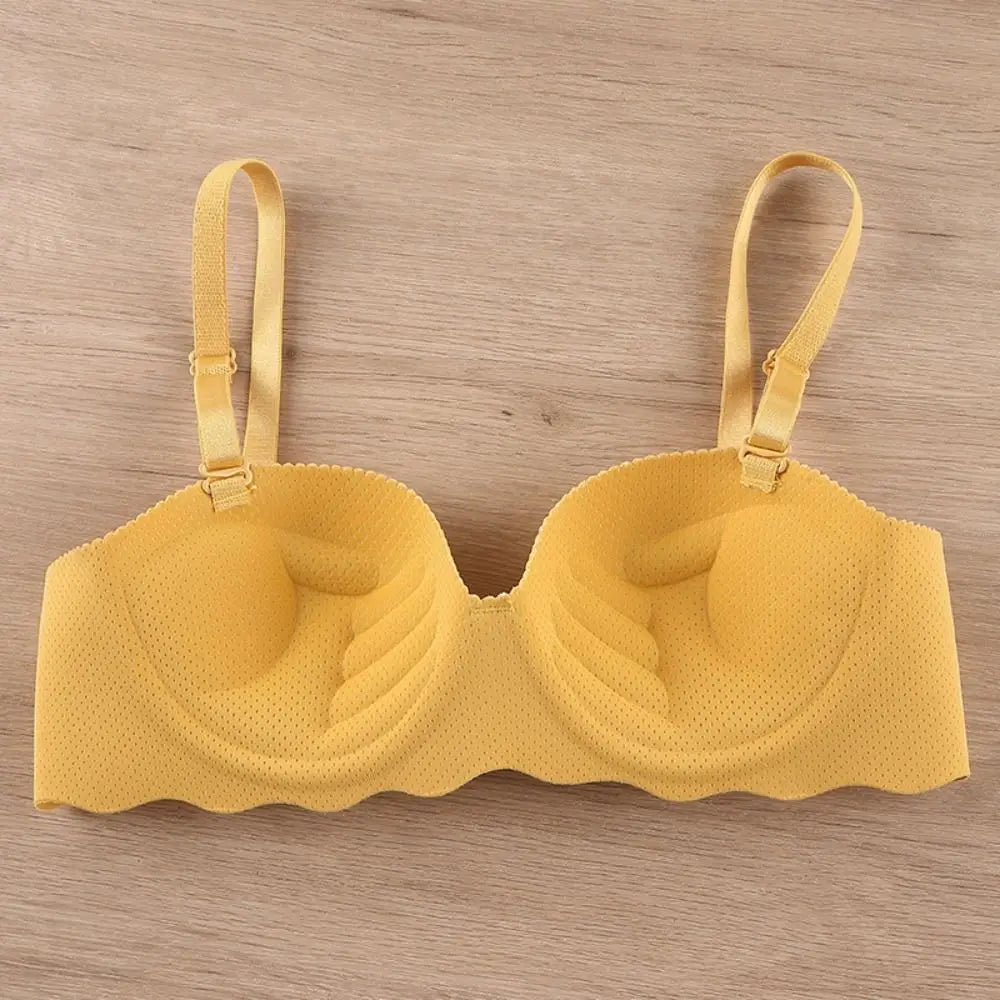 Sexy Comfort One-piece Underwear Adjustable Candy Color Pushup Bra Anti-sagging Lifting Push Up Bras Women