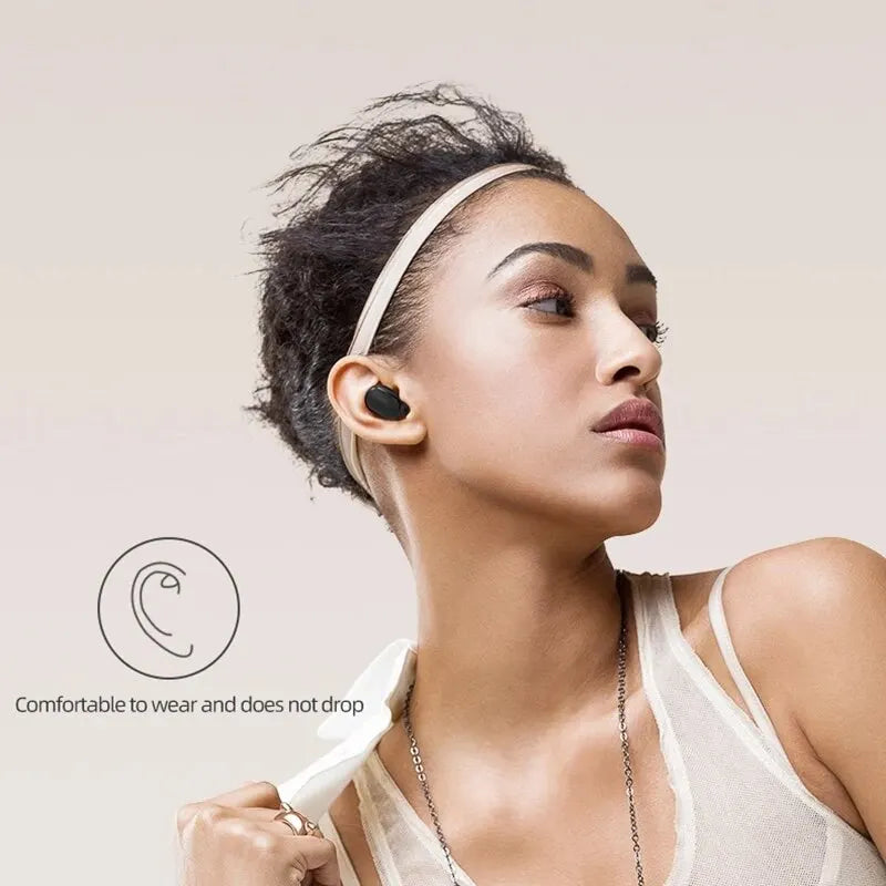 Écouteurs intra-auriculaires Bluetooth sans fil TWS A6S avec réduction de bruit et micro pour Huawei, Xiaomi et Redmi