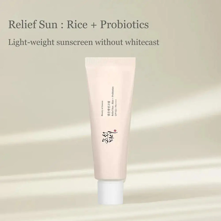 Coffret de soins coréens au riz Joseon et probiotiques : huile essentielle, protection solaire, lotion tonique rafraîchissante, crème hydratante pour le visage et les yeux.