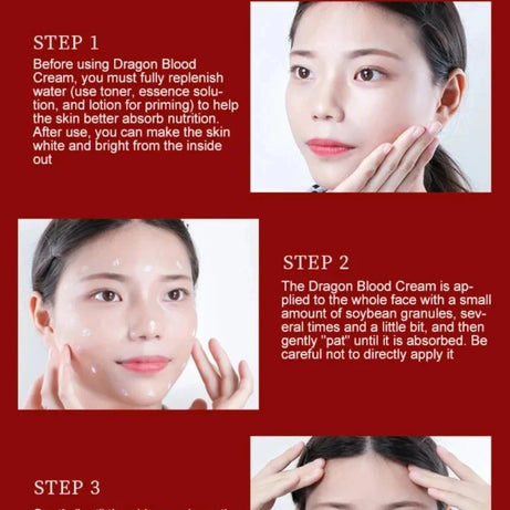 Crème visage Sang de Dragon, essence de rétinol et de placenta, éclaircissante, liftante et raffermissante, soin coréen