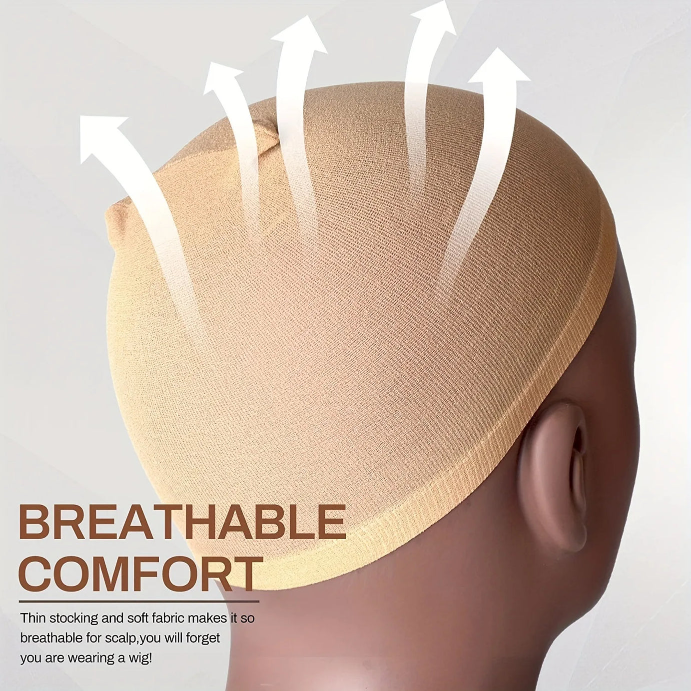 Bonnets de perruque, filets à cheveux, bonnets extensibles en maille, tailles uniques (2, 10, 12 ou 20 pièces).