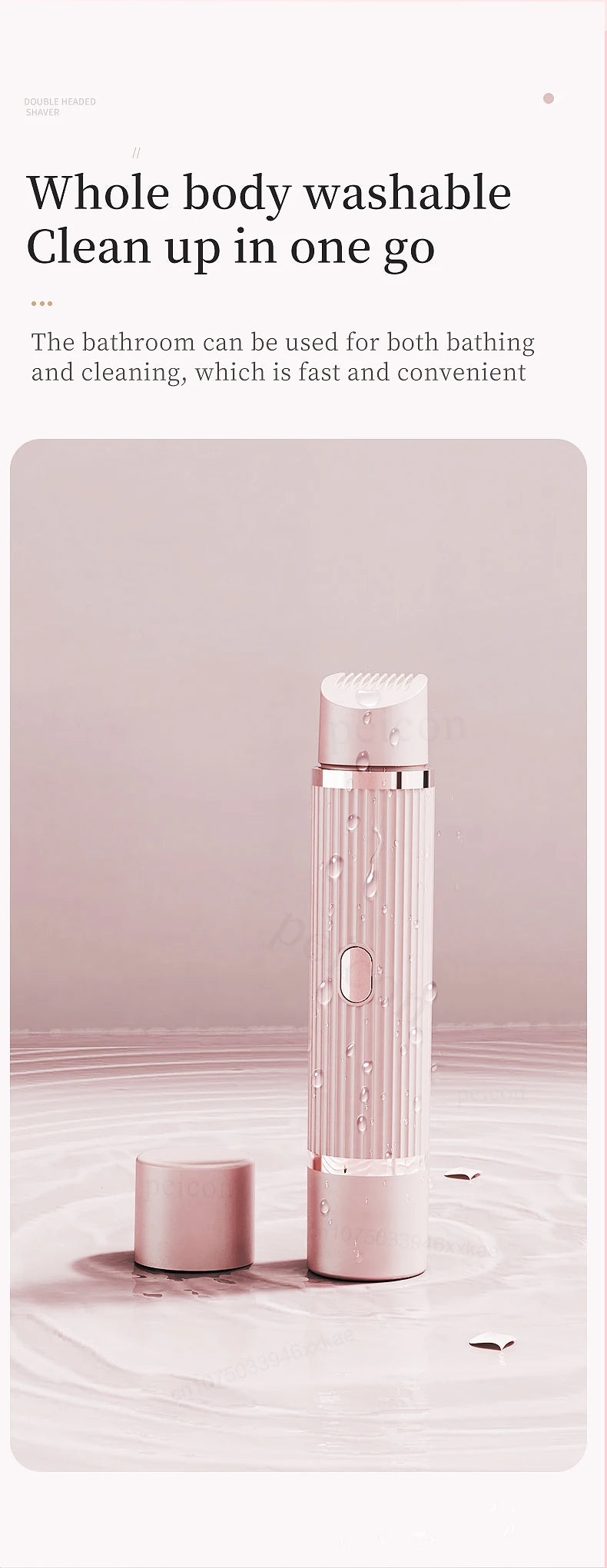 Rasoir électrique pour femme, tondeuse bikini, épilateur corporel, rasoir électrique pour l'épilation du maillot, des aisselles, des jambes et du visage