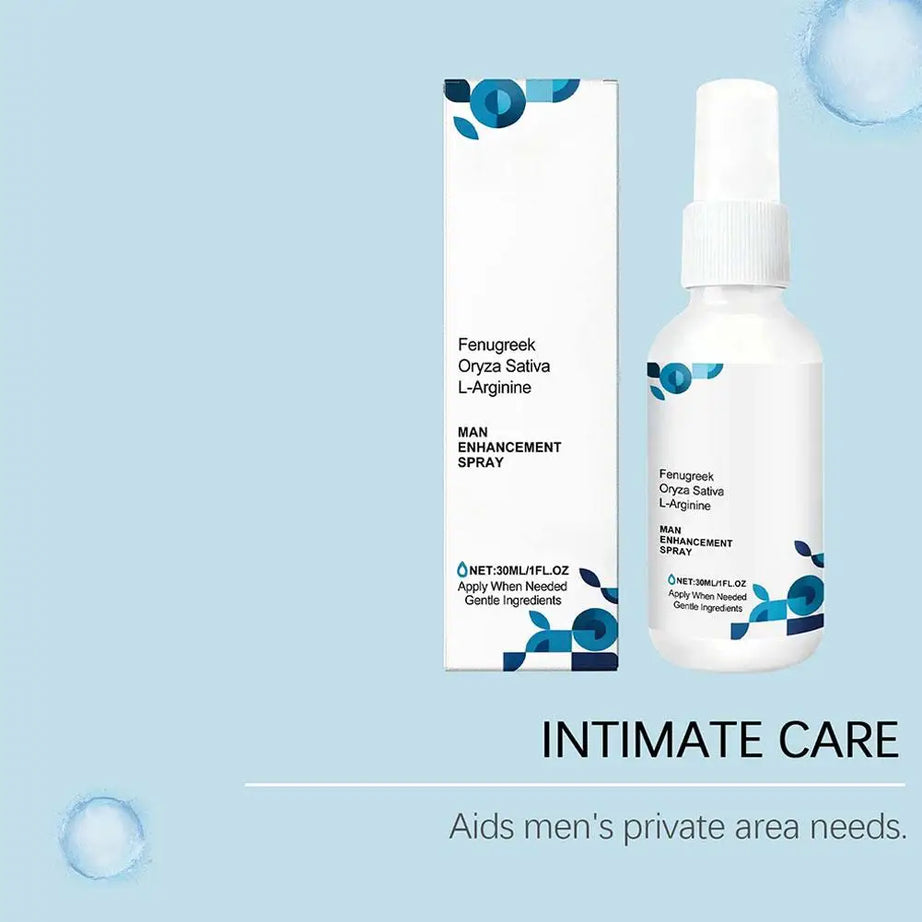 Spray stimulant pour hommes de 30 ml. Soin intime masculin. Agit rapidement et procure un soutien durable.
