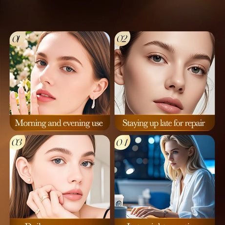 Crème contour des yeux SADOER à base de venin de serpent, de peptides et de caféine, anti-rides, massante, anti-cernes et hydratante. Soin anti-âge pour les yeux.