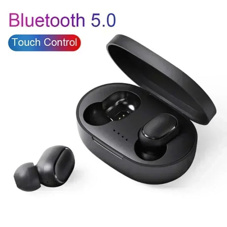 Écouteurs Bluetooth TWS sans fil avec microphone et réduction de bruit, compatibles avec les smartphones (modèle A6S).