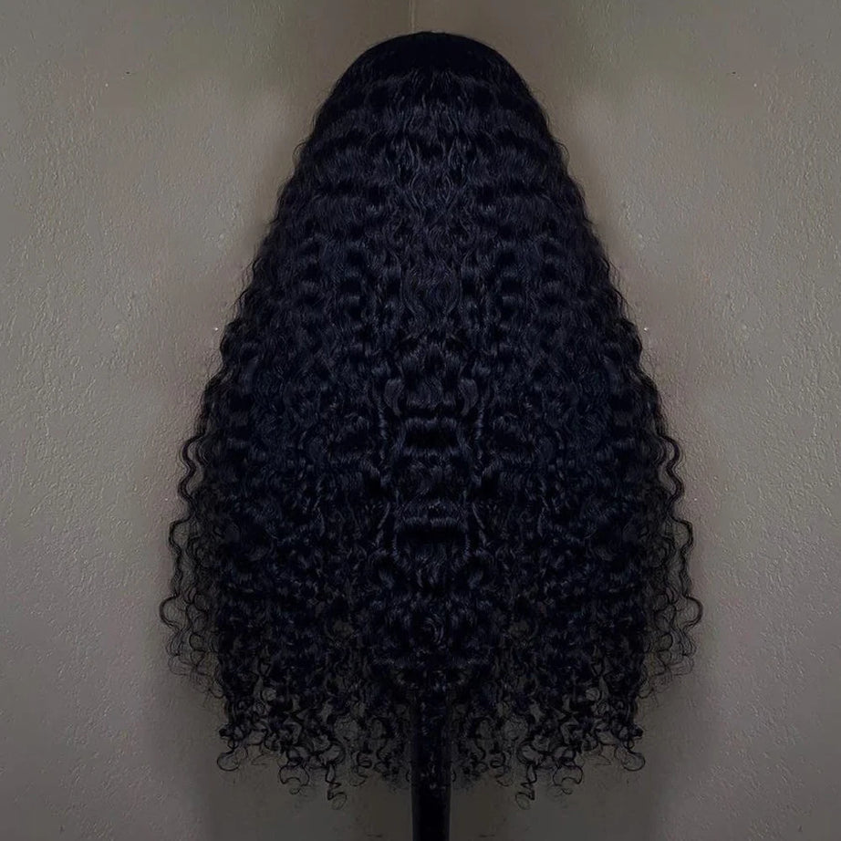 Perruque pré-coupée sans colle, 250 %, 30 à 40 pouces, prête à porter, ondulations profondes et souples, 13x6 ou 13x4, avec lace frontale HD, pré-épilée et bouclée pour femme.