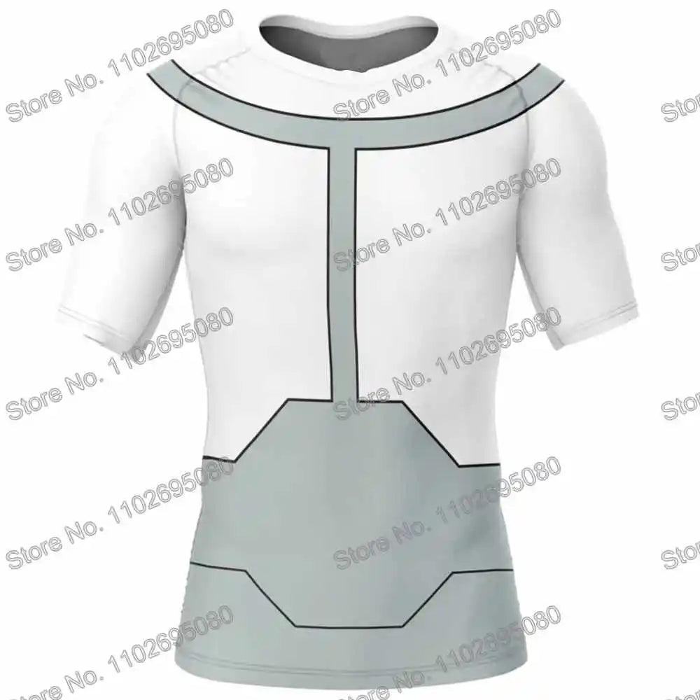 Vêtements de surf Invincible 4 BJJ MMA Rash Guard Homme Manches Courtes T-shirt de plongée Maillot de bain moulant Combinaison de plage d'été Femme GYM