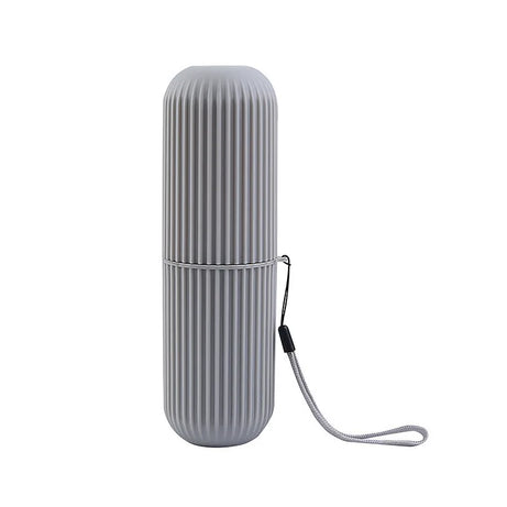 Étui de rangement portable pour brosse à dents et dentifrice, idéal pour les voyages et le camping. Protège votre brosse à dents et votre dentifrice de la saleté et des dommages.