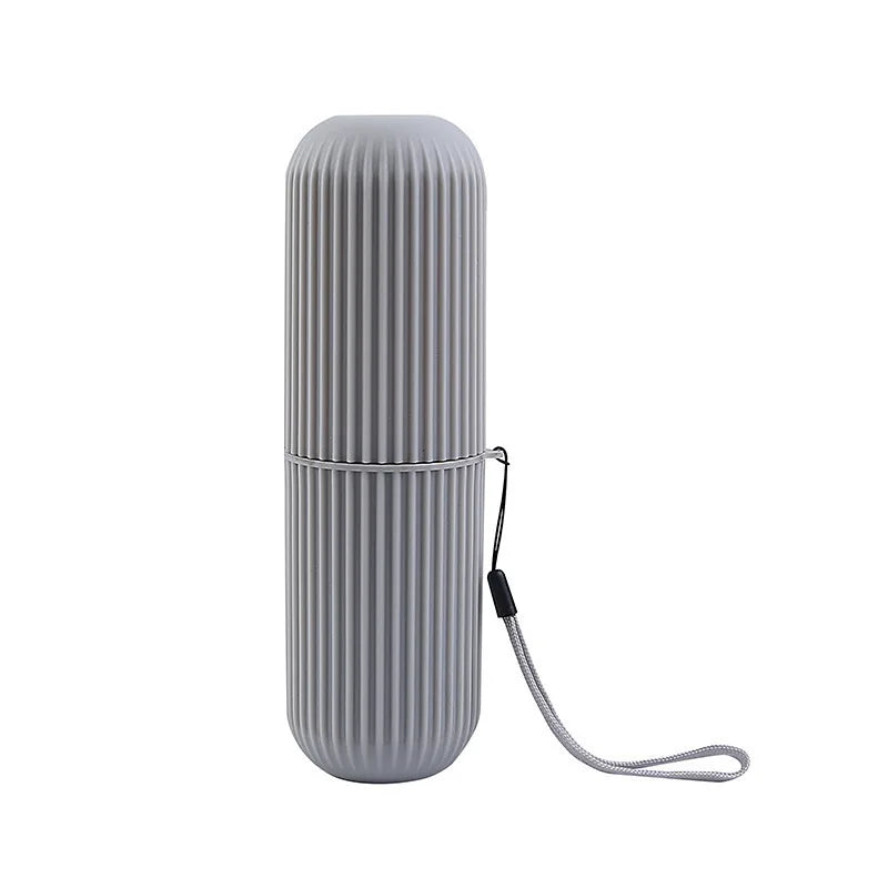 Étui de rangement portable pour brosse à dents et dentifrice, idéal pour les voyages et le camping. Protège votre brosse à dents et votre dentifrice de la saleté et des dommages.