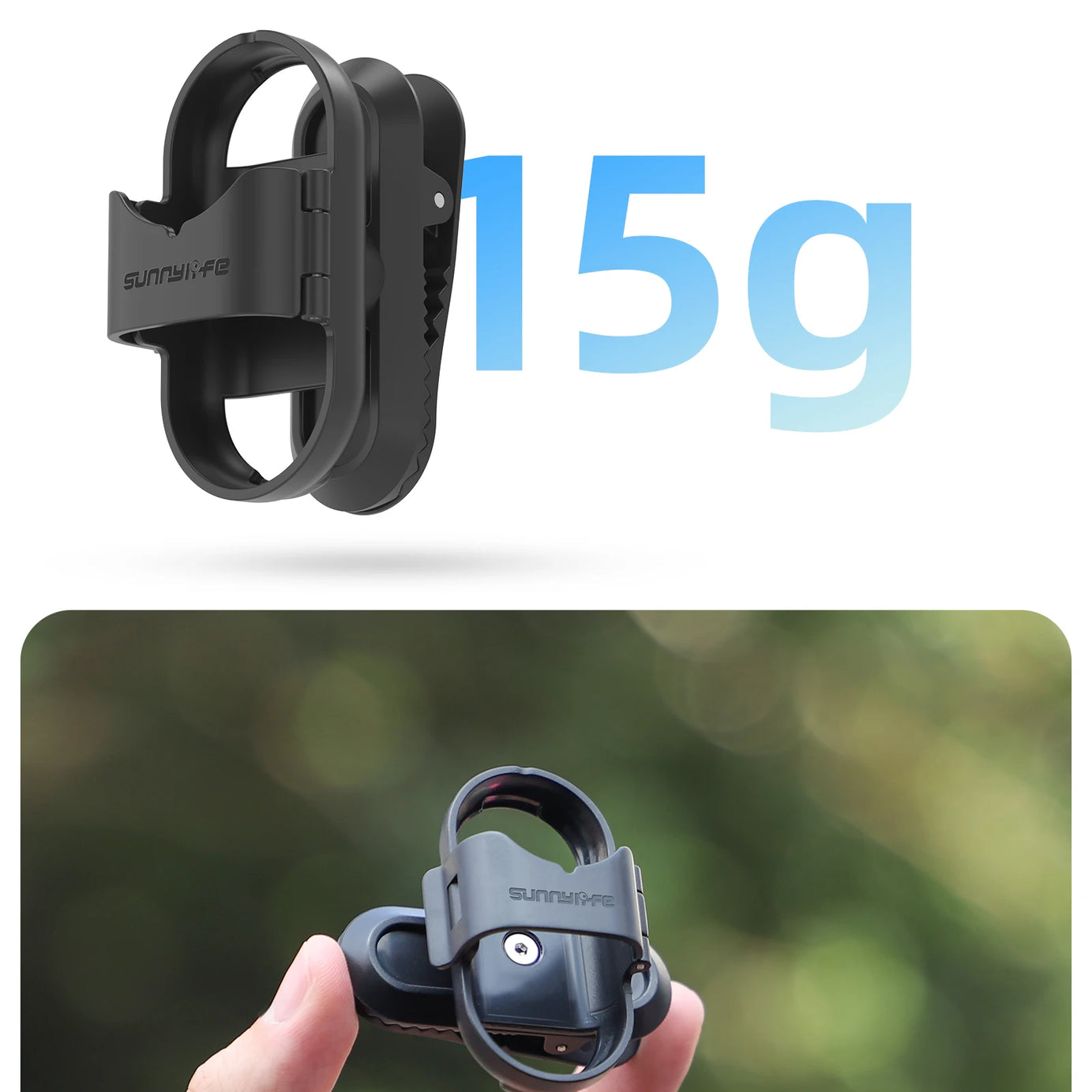 Support de fixation pour sac à dos avec clip de suspension rotatif à 360° pour caméra sportive Insta360 Go 3S/Go 3. Accessoires pour caméra Insta360 Go 3S.