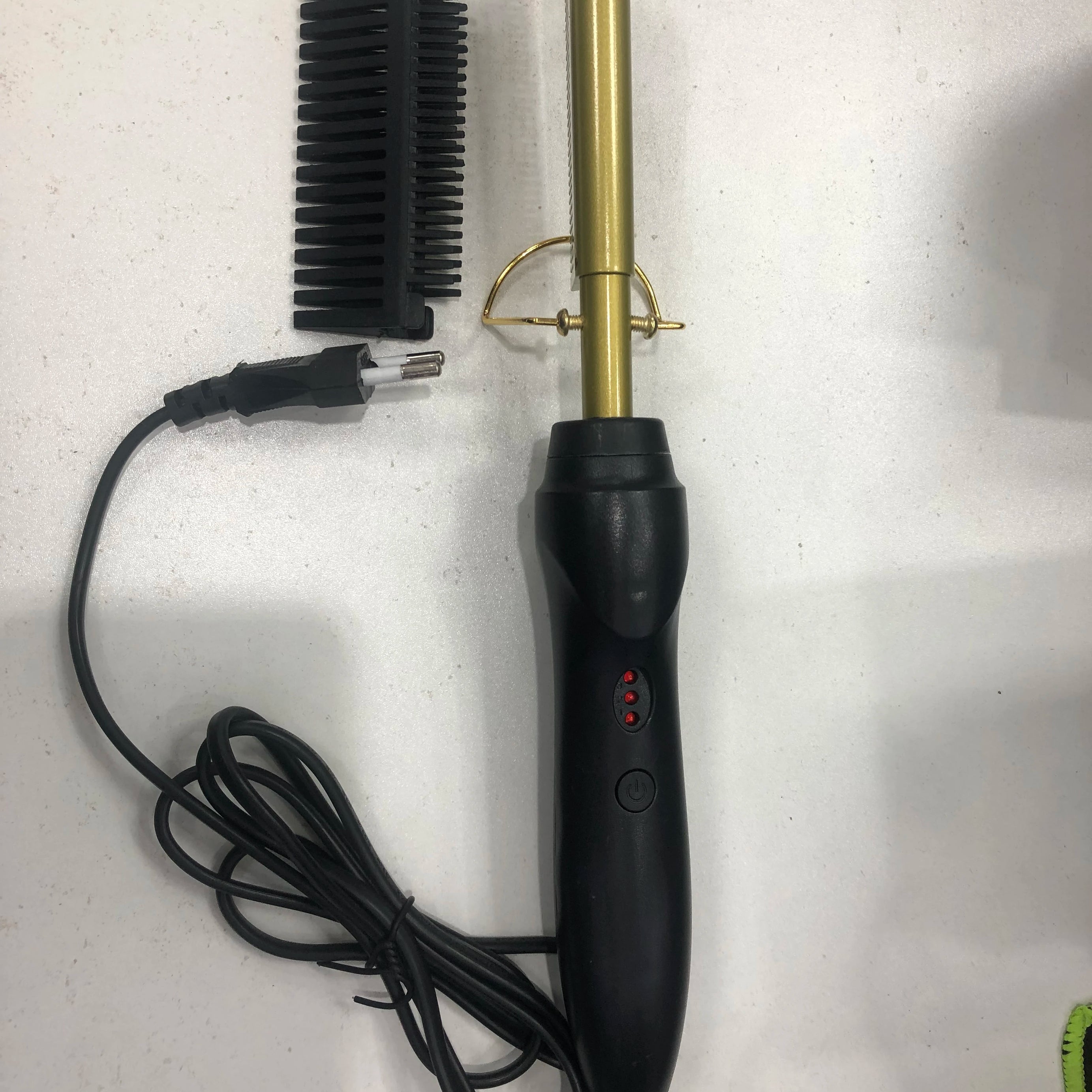 Electric Hot Heating Comb Hair Straightener Heat Pressing Combs Wet and Dry Hair Iron Straightening Brush Hair Styling Tools