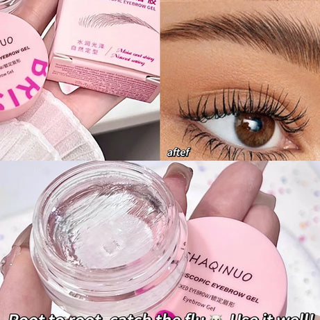 Savon à sourcils tridimensionnel, gel pour sourcils, texture gel pour un style naturel