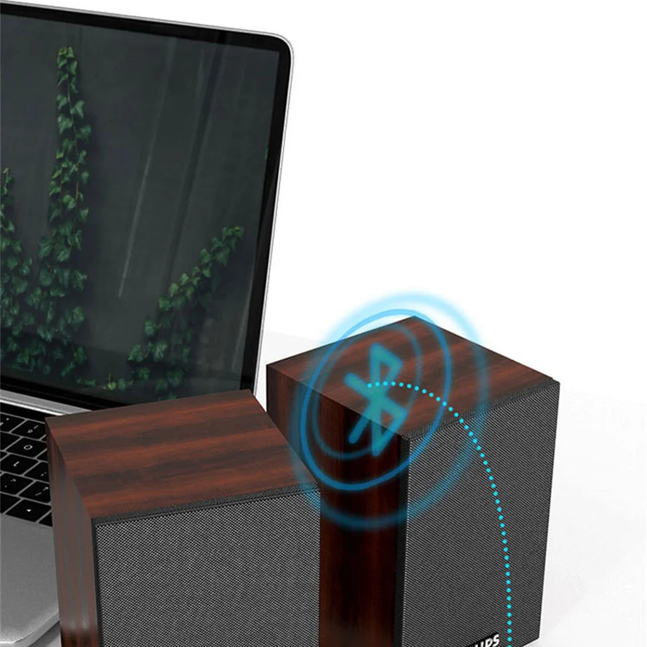Enceinte Bluetooth Philips SPA20 avec son surround à 360°, stéréo sans fil Bluetooth pour ordinateur portable Macbook