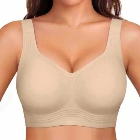 Soutien-gorge push-up sans armatures, sous-vêtements confortables et sans coutures pour femme, doux, respirant et hypoallergénique, sans armatures, idéal au quotidien.