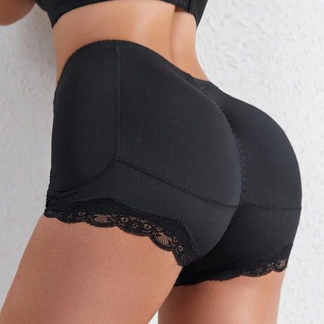 Culotte gainante avec coussinets pour les hanches, effet push-up et rehausseur de fesses, ventre plat, effet lissant, effet fesses rebondies.