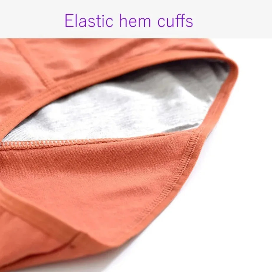 Culottes menstruelles en coton, culottes menstruelles taille haute, sous-vêtements menstruels anti-fuites, culottes menstruelles