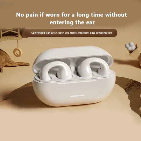 Nouveaux écouteurs sans fil à conduction osseuse T75 d'origine, Bluetooth 5.3, pour le sport, avec un son HiFi et une étanchéité optimale. Casque TWS étanche.
