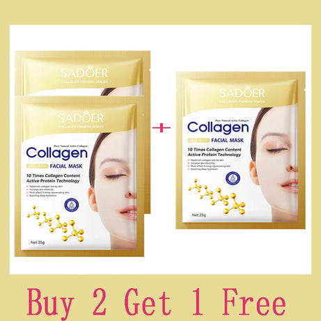 Lot de 10 masques faciaux anti-rides au collagène, anti-âge, atténue les ridules, raffermit la peau, hydrate et illumine le teint, cosmétique coréenne
