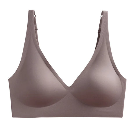 Soutien-gorge sexy sans coutures et sans armatures, soutien-gorge ajustable, sous-vêtements féminins, brassière rembourrée push-up, lingerie intime