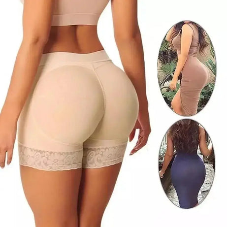 Culotte push-up femme 2025, effet fesses rebondies, rembourrée, taille haute, ventre plat, effet ventre plat.