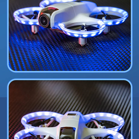Nouveau mini drone H135 WIFI FPV Hover, caméra 4K professionnelle, lumières colorées, drone RC pliable, quadricoptère, jouet RC, cadeau