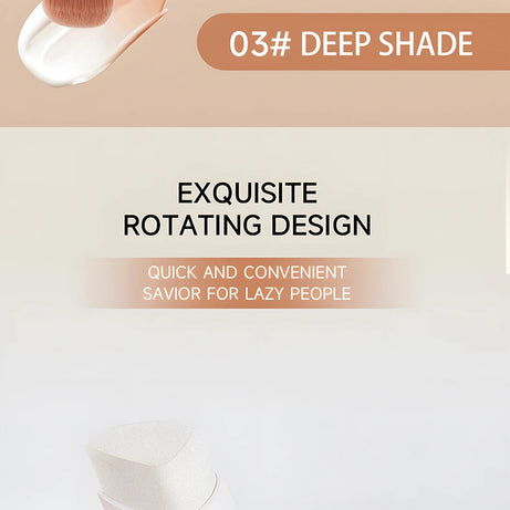 Fond de teint stick thermosensible O'CHEAL, couvrance du visage, imperfections et pores, double embout, fini mat.