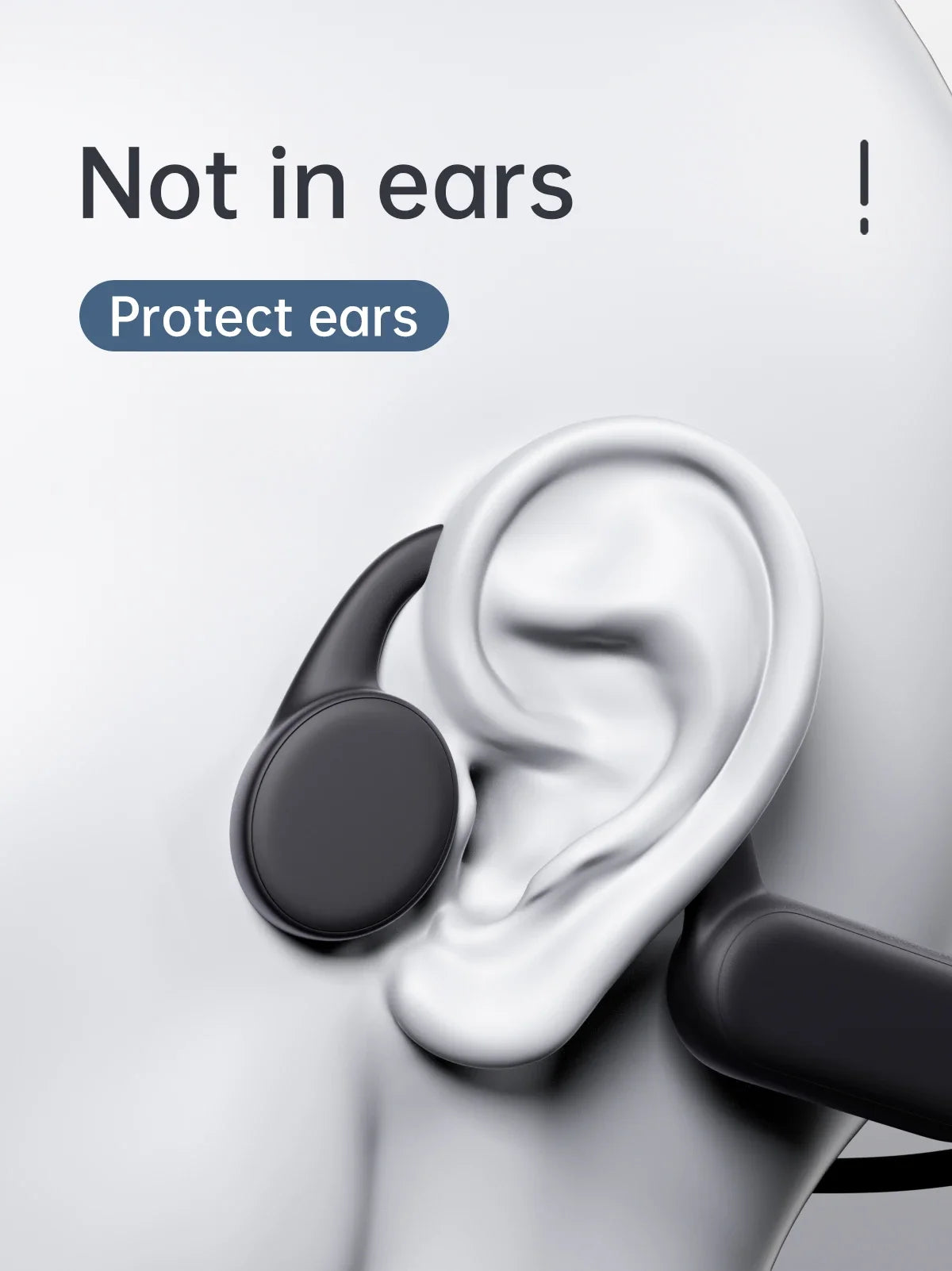 Écouteurs sans fil Shokz Open pour le sport, à conduction osseuse, Bluetooth, étanches IPX8, avec 32 Go de RAM et lecteur MP3.