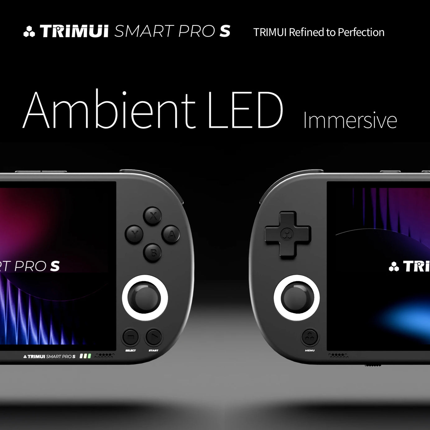 Console de jeu portable Trimui Smart Pro S, écran IPS 4,96 pouces, système Linux, joystick, éclairage RGB, jeu vidéo rétro, cadeau Smartpros