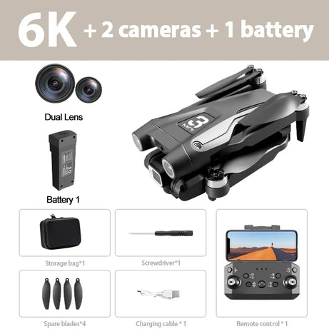 Drone Original Z908 Pro /MAX 8K ESC Professionnel 4K avec localisation par flux optique et évitement d'obstacles sur 3 côtés - Quadricoptère jouet