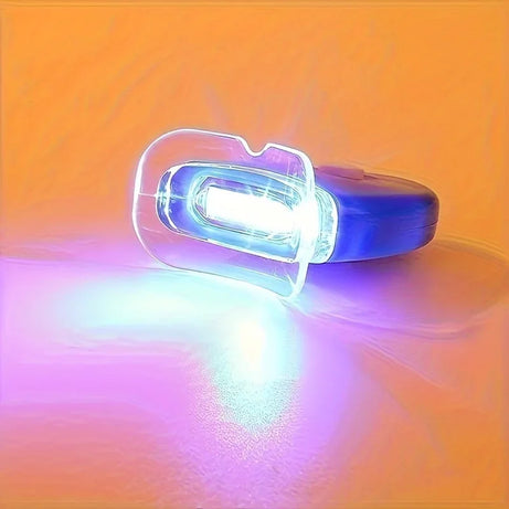 Blanchiment dentaire par LED, lumière bleue, lumière UV, blanchiment laser, lampe blanchissante, traitements dentaires personnalisés