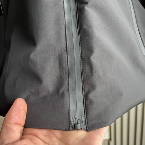 ETJ Automne/Hiver 2025 Nouvelle veste courte femme en coton épais chaud et imperméable à capuche, imitation coupe-vent, manteau d'extérieur 4749703