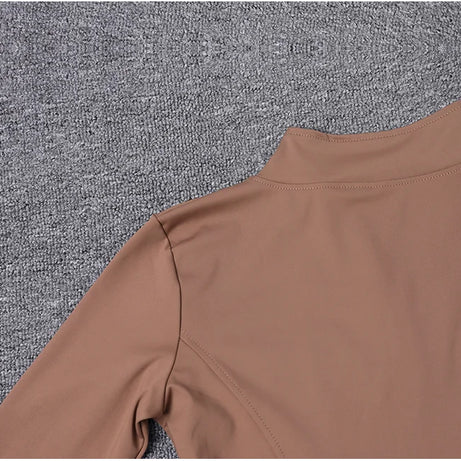 Women Sport Jacket Long Sleeve Shirt Workout Coat Gym Training Clothing Yoga Sportswear