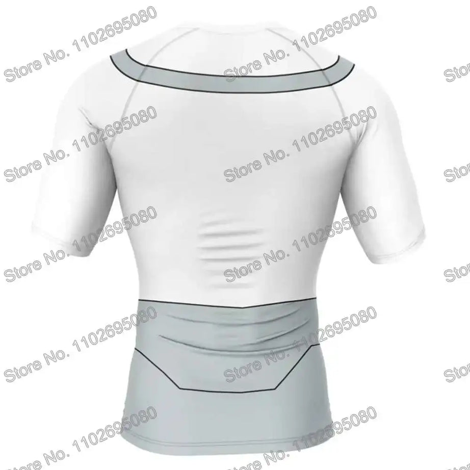 Vêtements de surf Invincible 4 BJJ MMA Rash Guard Homme Manches Courtes T-shirt de plongée Maillot de bain moulant Combinaison de plage d'été Femme GYM