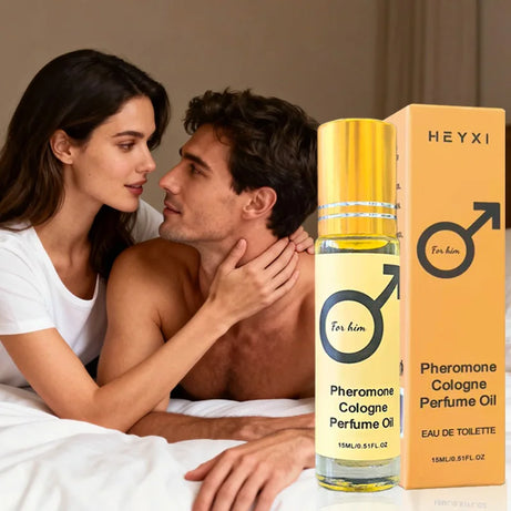 Huile de parfum aux phéromones, fragrance longue durée pour hommes et femmes, format voyage, pour une ambiance romantique.