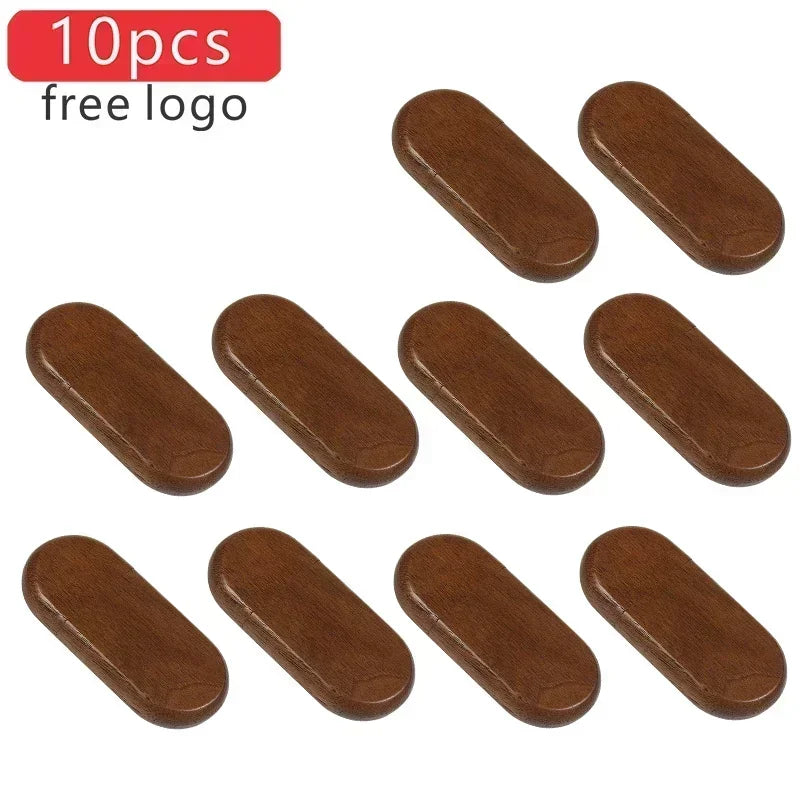 JASTER Lot de 10 clés USB 2.0 en bois (logo personnalisable) - 4 Go, 8 Go, 16 Go, 32 Go, 64 Go, 128 Go - Cadeau de mariage