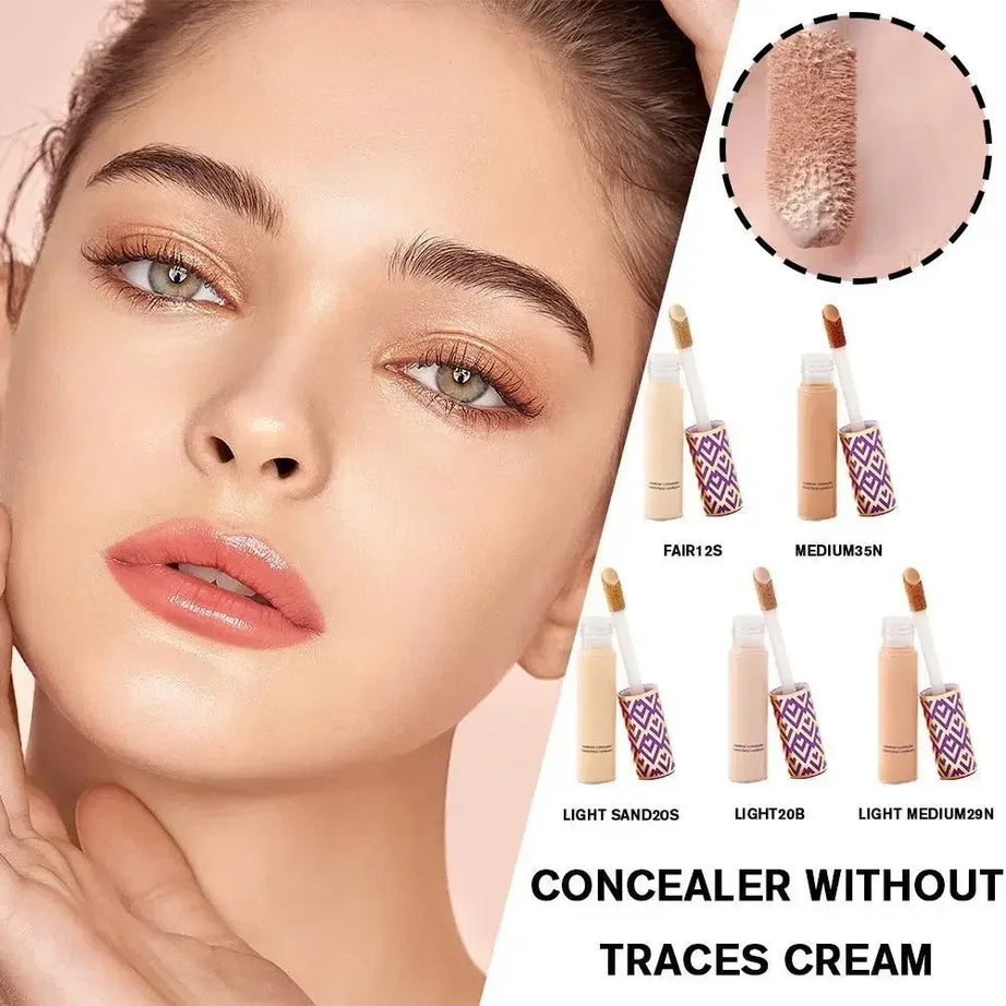 Fond de teint liquide correcteur crème de base waterproof matifiant camoufle cernes, imperfections, marques d'acné et taches.