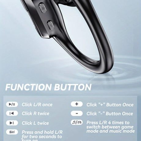 Lenovo XT80 Wireless Headphones Bluetooth 5.3 Earphones True with Mic Button Control Noise Reduction Earhooks Waterproof Headset