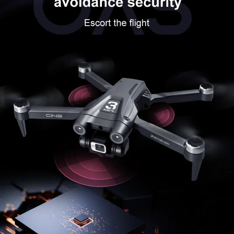 Drone Original Z908 Pro /MAX 8K ESC Professionnel 4K avec localisation par flux optique et évitement d'obstacles sur 3 côtés - Quadricoptère jouet