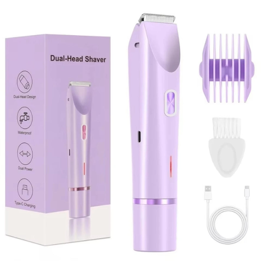 Épilateur corporel pour femme, rasoir électrique pour le visage, la moustache, les jambes, le corps, les aisselles et le maillot. Tondeuse électrique pour le corps et le visage.