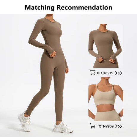 Leggings taille haute Hearuisavy en tissu ultra doux, séchage rapide, parfaits pour la gym, le yoga et la course à pied. Effet push-up.