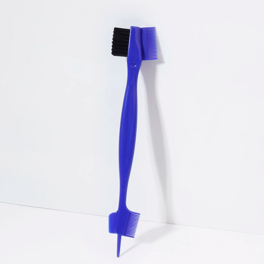 Brosse à peigne de contrôle des bords (1/4 pièce), utilisée pour peigner et couper les cheveux sur les côtés et à l'arrière de la tête des femmes, spécialement conçue pour les perruques en cheveux naturels.