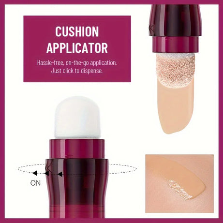 Nouveau correcteur en éponge pour cernes, taches de rousseur, acné et imperfections. Fond de teint liquide hydratant longue tenue.