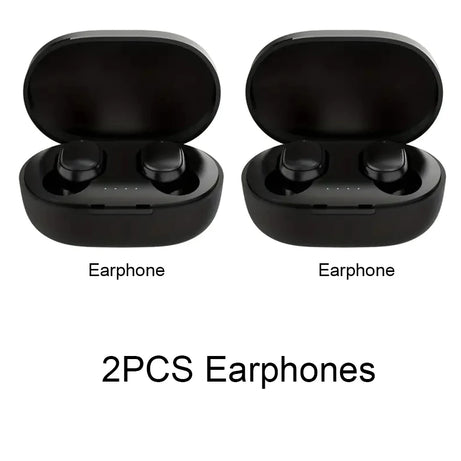 Écouteurs intra-auriculaires Bluetooth sans fil TWS A6S avec réduction de bruit et micro pour Huawei, Xiaomi et Redmi