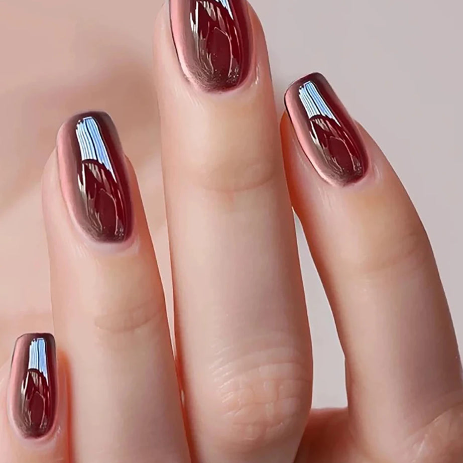 Vernis à ongles gel blanc effet œil de chat TC Flow Light (1 à 9 pièces) - Ultra brillant, semi-permanent, UV, effet miroir, aimant pour ongles