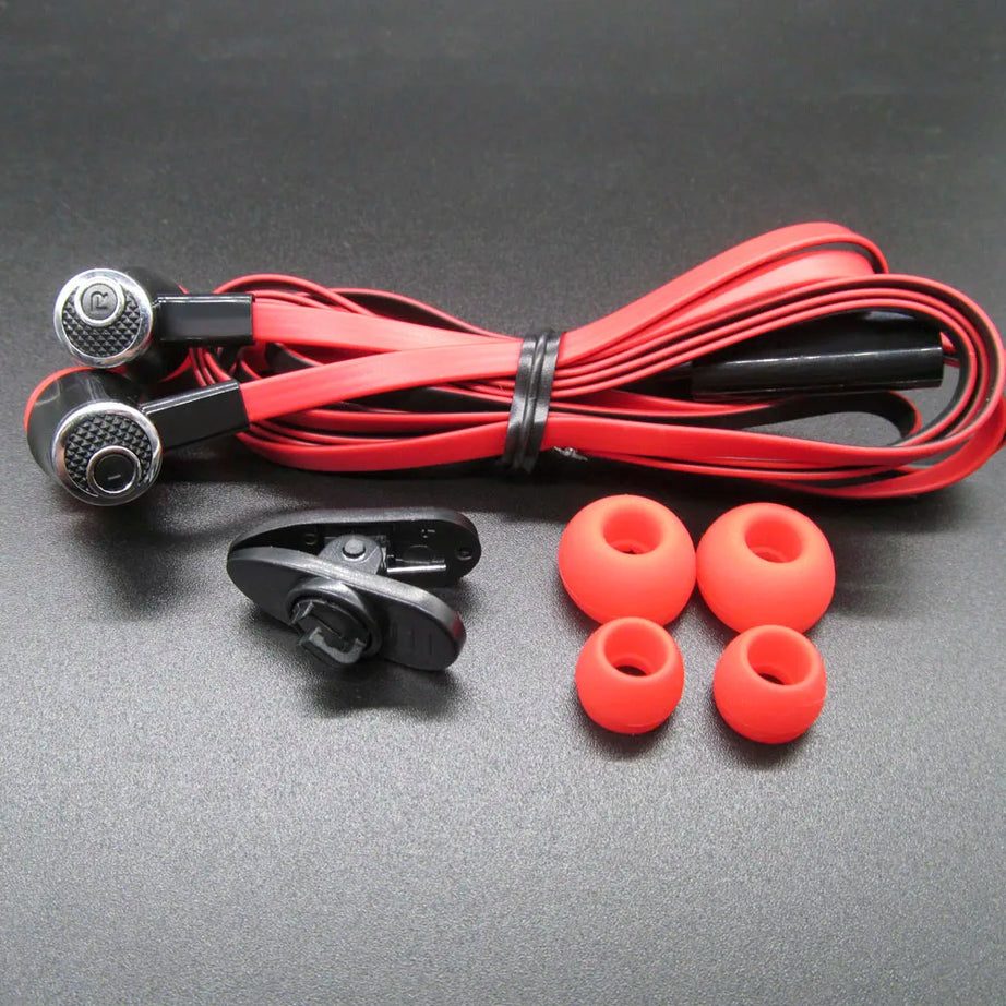 Écouteurs filaires Extra Bass avec microphone et prise jack 3,5 mm, style Noodles, pour Samsung