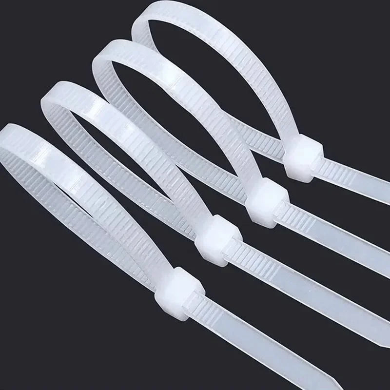 Nylon Cable Ties Self-Locking Zip Ties 100-1000pcs