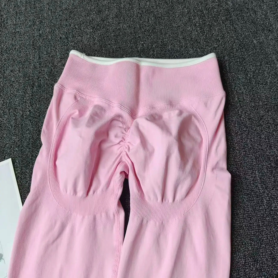 Pantalon de yoga effet fessier galbé, pantalon de fitness taille haute pour femme, legging moulant ultra-élastique à séchage rapide pour l'entraînement