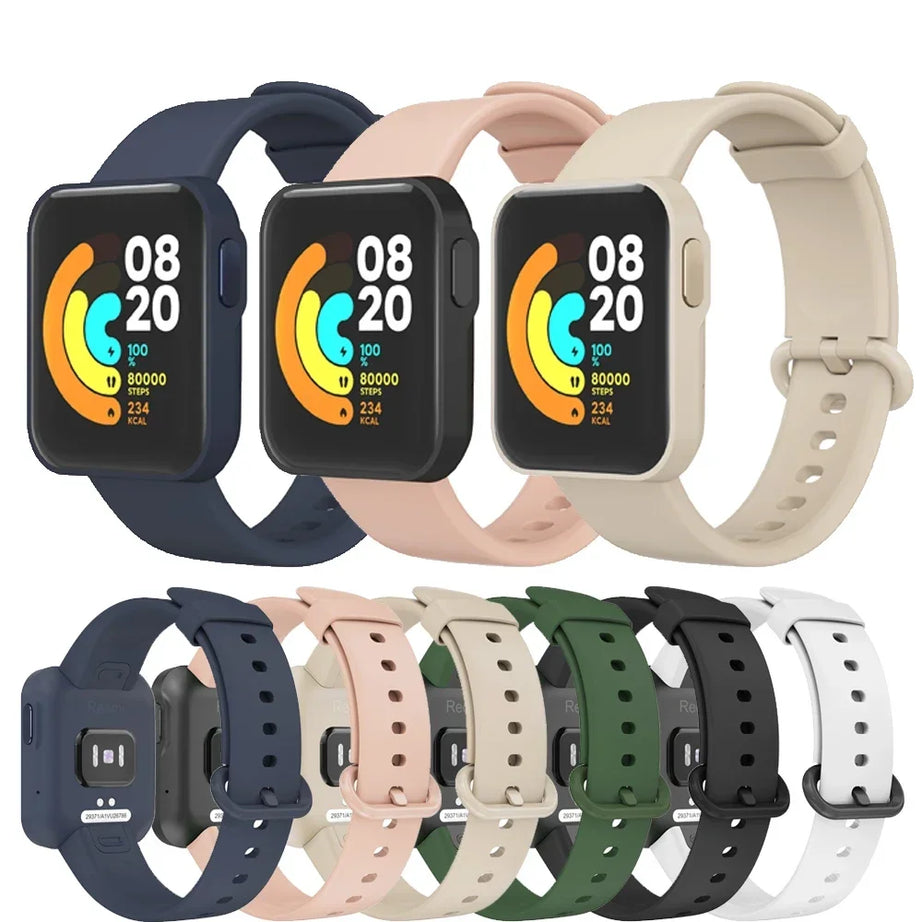 Bracelet en silicone pour montre connectée Xiaomi Watch Lite/Redmi Watch Lite / Bracelet pour montre connectée Xiaomi Mi Watch 2 Lite/Redmi Watch 2 Lite