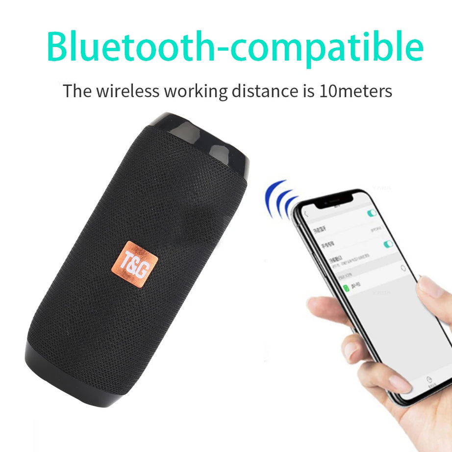 Enceinte Bluetooth portable sans fil Caixa De Som Blutooth Music Sound Box pour radio FM subwoofer audio Bluetooth mains libres Baffe
