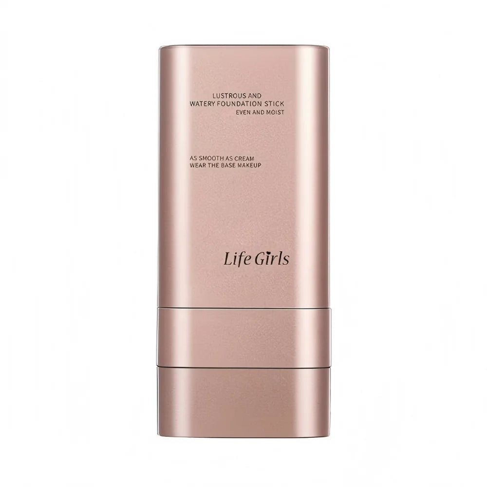 Fond de teint stick double embout Life Girls Watery avec pinceau, maquillage naturel longue tenue et impeccable pour le visage